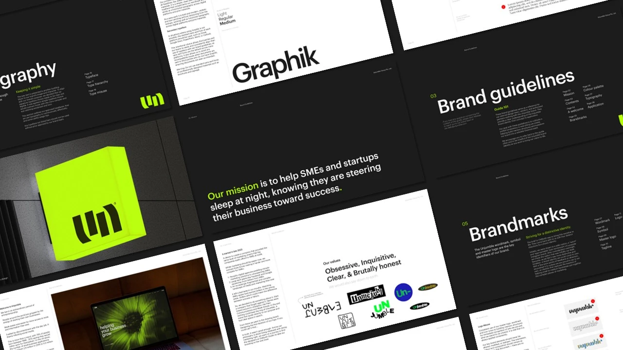 Unjumble brand guidelines