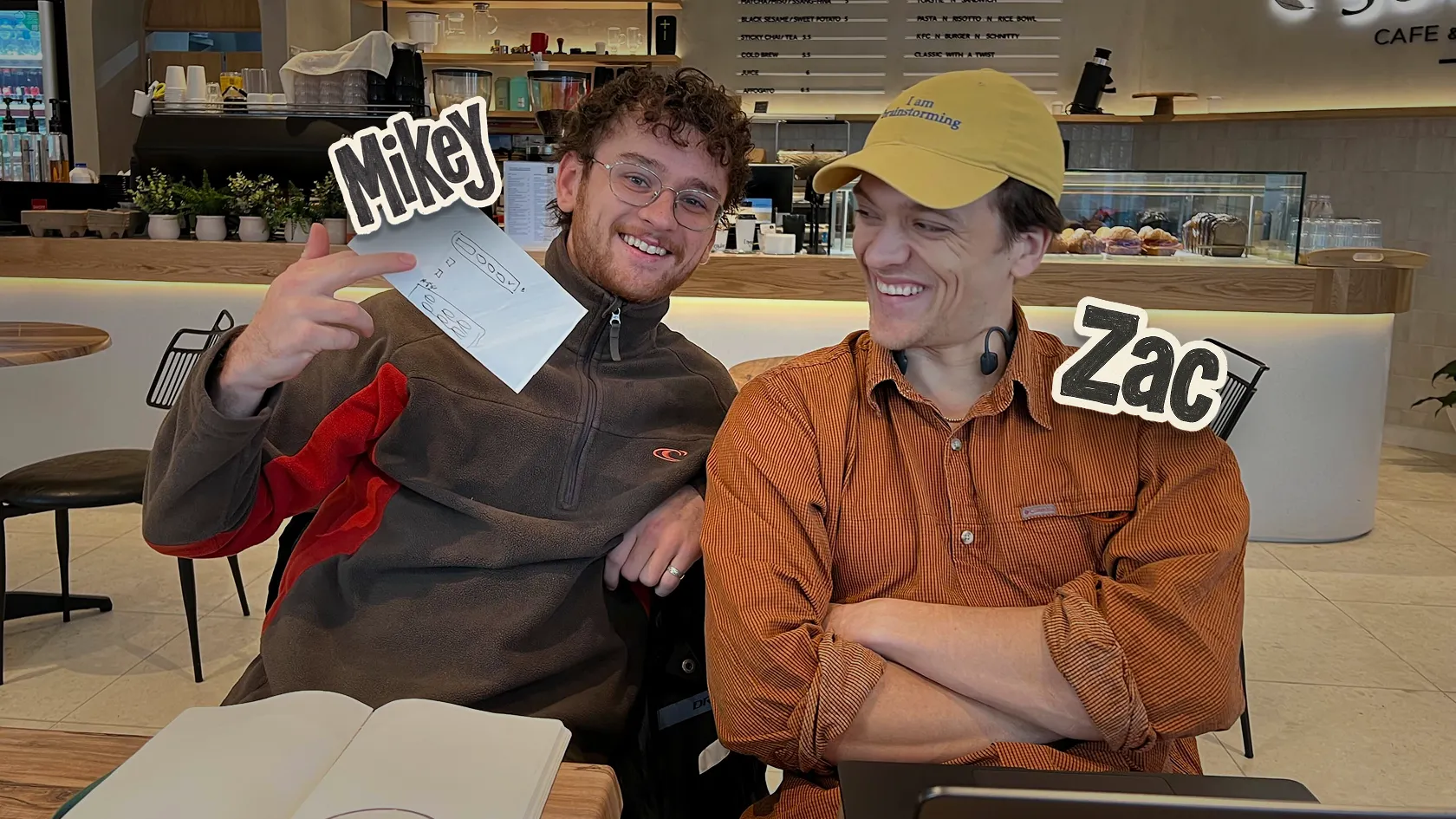 Unjumble founders Mikey and Zac